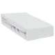 Cearceaf cu elastic, Qmini, Impermeabil, Pentru patut 120x60 cm, Din jerseu, Grey