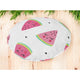 Pernuta anticolici, Qmini, Umpluta cu samburi de cirese, Cu husa din bumbac, Diametru 14 cm, Watermelon