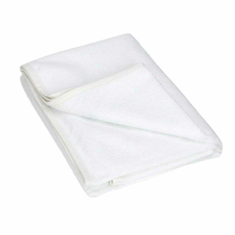 Protectie impermeabila, Qmini, Pentru patuturi 120x60 cm, Alb - gogobaby.ro