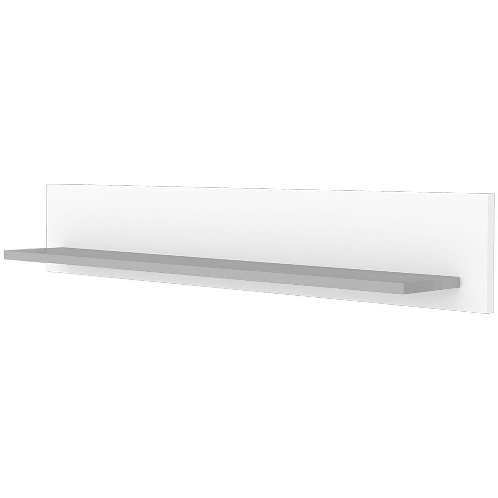 Raft de perete Hubners Patrik 80 cm alb grafit - gogobaby.ro