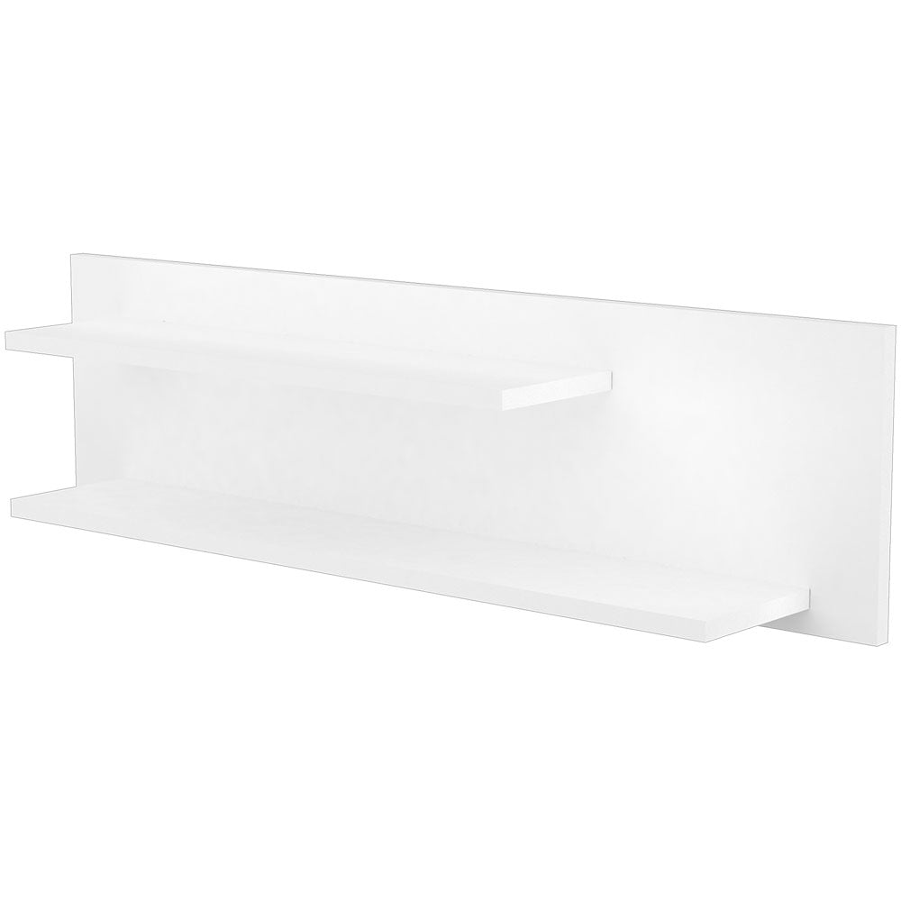 Raft dublu de perete Hubners Matei 100 cm alb - gogobaby.ro