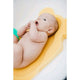 Reductor de baie, New Baby, Maxi, Din burete, 58 cm, Cu jucarii din spuma, Bear Yellow