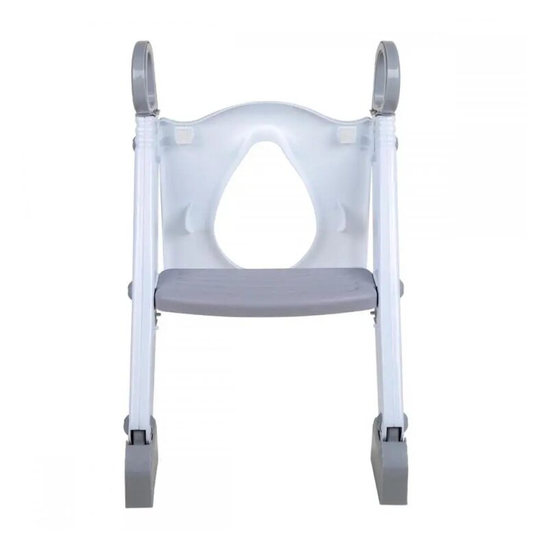 Reductor pentru toaleta, FreeON, Cu scarita, White & Grey - gogobaby.ro