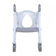 Reductor pentru toaleta, FreeON, Cu scarita, White & Grey