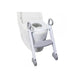 Reductor pentru toaleta, FreeON, Cu scarita, White & Grey
