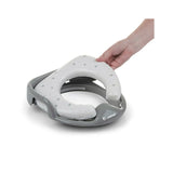 Reductor toaleta, Jane, Cu perna confortabila si detasabila, Dim Grey