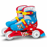 Role evolutive, Stamp, Paw Patrol, De la incepator la avansat, Cu 3 roti, Ajustabile, Inchidere prin velcro, Cu frana, Marime 27-30, Multicolor