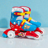 Role evolutive, Stamp, Paw Patrol, De la incepator la avansat, Cu 3 roti, Ajustabile, Inchidere prin velcro, Cu frana, Marime 27-30, Multicolor