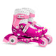 Role, Stamp, Disney, De la incepator la avansat, Cu 3 roti, Ajustabile, Inchidere prin velcro, Cu frana, Marime 27-30, Princess