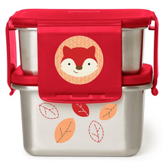 Skip Hop Kit pentru pranz din otel inoxidabil Zoo - Vulpe