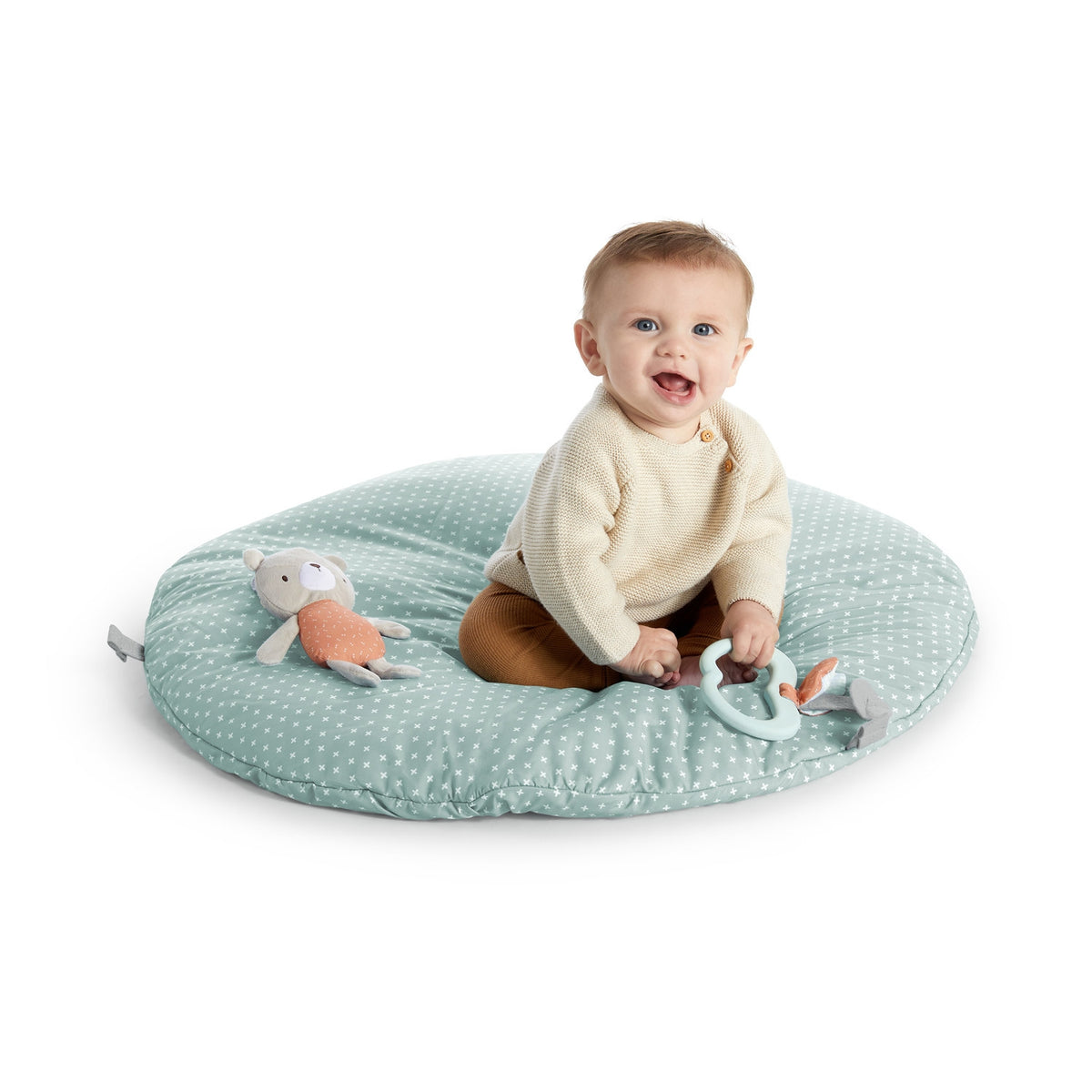 Ingenuity - Salteluta de activitati cu doua fete Cozy Spot