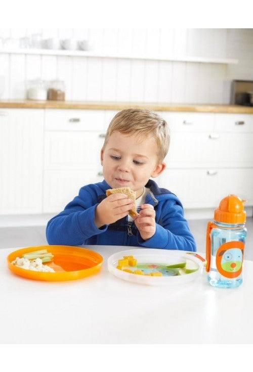 Skip Hop Set farfurii anti-alunecare Zoo - Catel - gogobaby.ro
