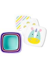 Skip Hop Set 3 cutii pentru pranz Zoo - Unicorn