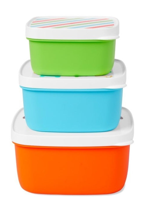 Skip Hop Set 3 cutii pentru pranz Zoo - Catel - gogobaby.ro