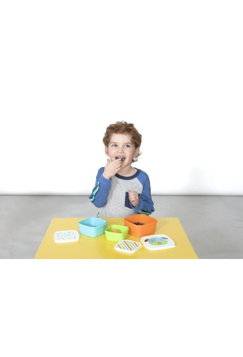 Skip Hop Set 3 cutii pentru pranz Zoo - Catel - gogobaby.ro