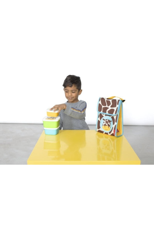 Skip Hop Set 3 cutii pentru pranz Zoo - Girafa