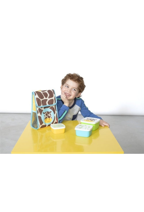 Skip Hop Set 3 cutii pentru pranz Zoo - Girafa