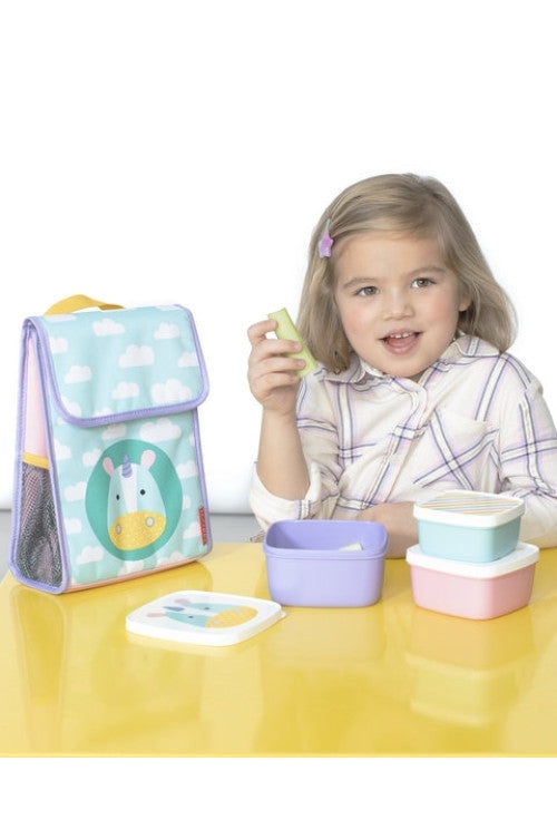 Skip Hop Saculet pentru pranz Zoo - Unicorn - gogobaby.ro