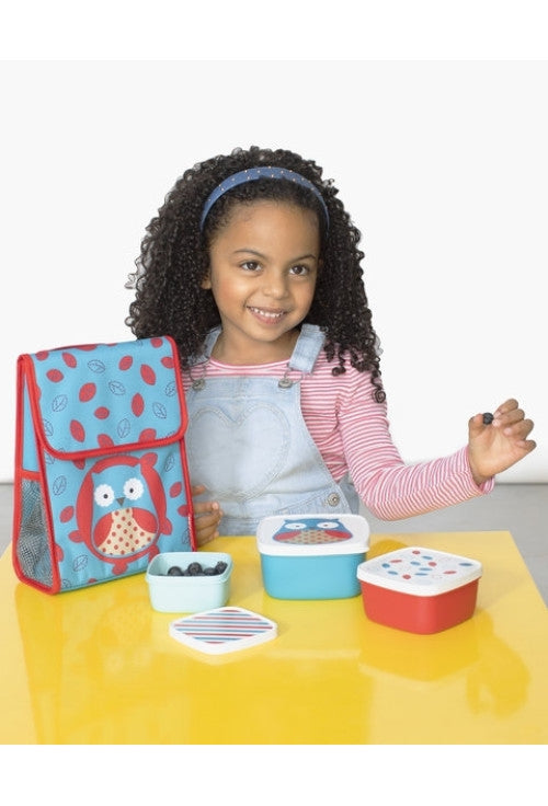 Skip Hop Saculet pentru pranz Zoo - Bufnita - gogobaby.ro