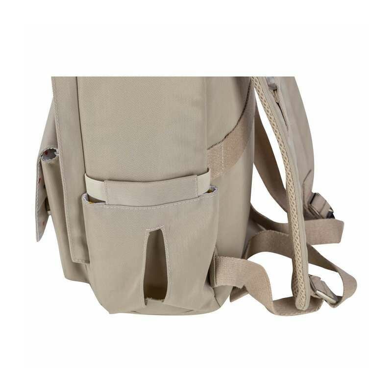 Rucsac pentru mamici, FreeON, Style, Impermeabil, Cu multiple buzunare, Bine compartimentat, Cu prindere universala de carucior, 28x28x12 cm, Grey/Beige - gogobaby.ro