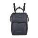 Rucsac pentru mamici, Petite&Mars, Jack, Cu 11 compartimente, Cu buzunare termice, Saltea de infasat inclusa, 30 x 42 x 15 cm, Ultimate Grey