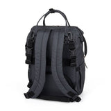 Rucsac pentru mamici, Petite&Mars, Jack, Cu 11 compartimente, Cu buzunare termice, Saltea de infasat inclusa, 30 x 42 x 15 cm, Ultimate Grey