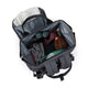 Rucsac pentru mamici, Petite&Mars, Jack, Cu 11 compartimente, Cu buzunare termice, Saltea de infasat inclusa, 30 x 42 x 15 cm, Ultimate Grey