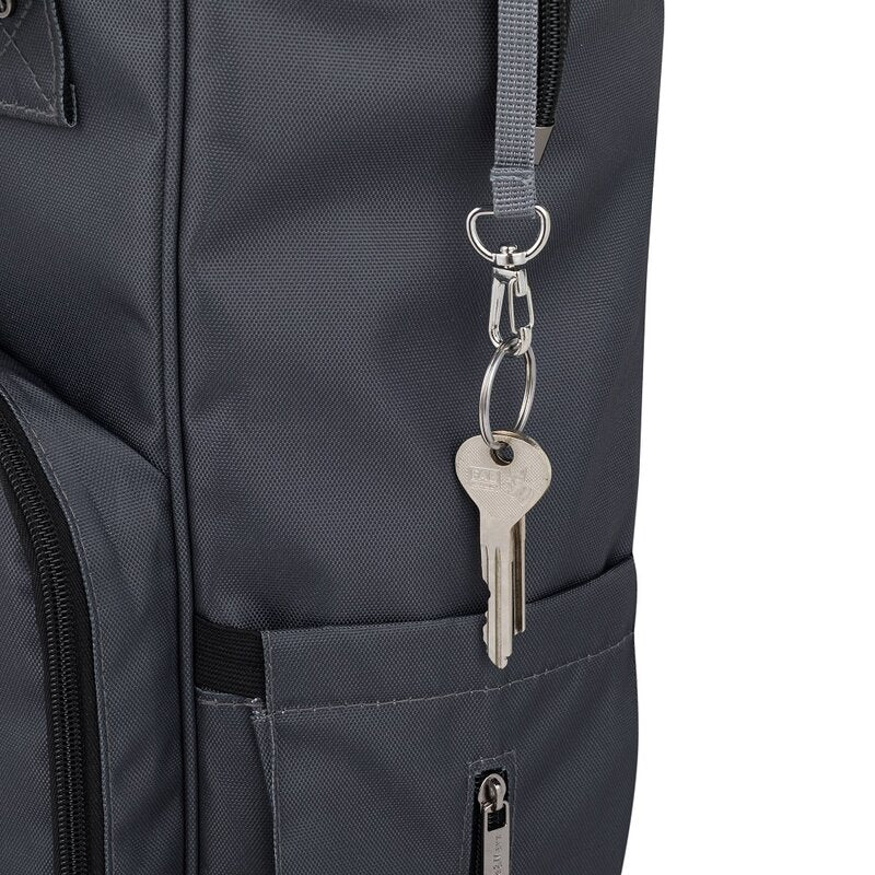 Rucsac pentru mamici, Petite&Mars, Jack, Cu 11 compartimente, Cu buzunare termice, Saltea de infasat inclusa, 30 x 42 x 15 cm, Ultimate Grey - gogobaby.ro