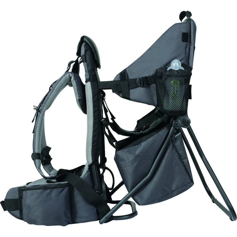 Rucsac pentru transportul copiilor, FreeON, Mount, Cu acoperis, Cu multiple compartimente, 87.5 x 38 x 77 cm, Conform cu standardul european de securitate EN 13209-1:2022, Grey