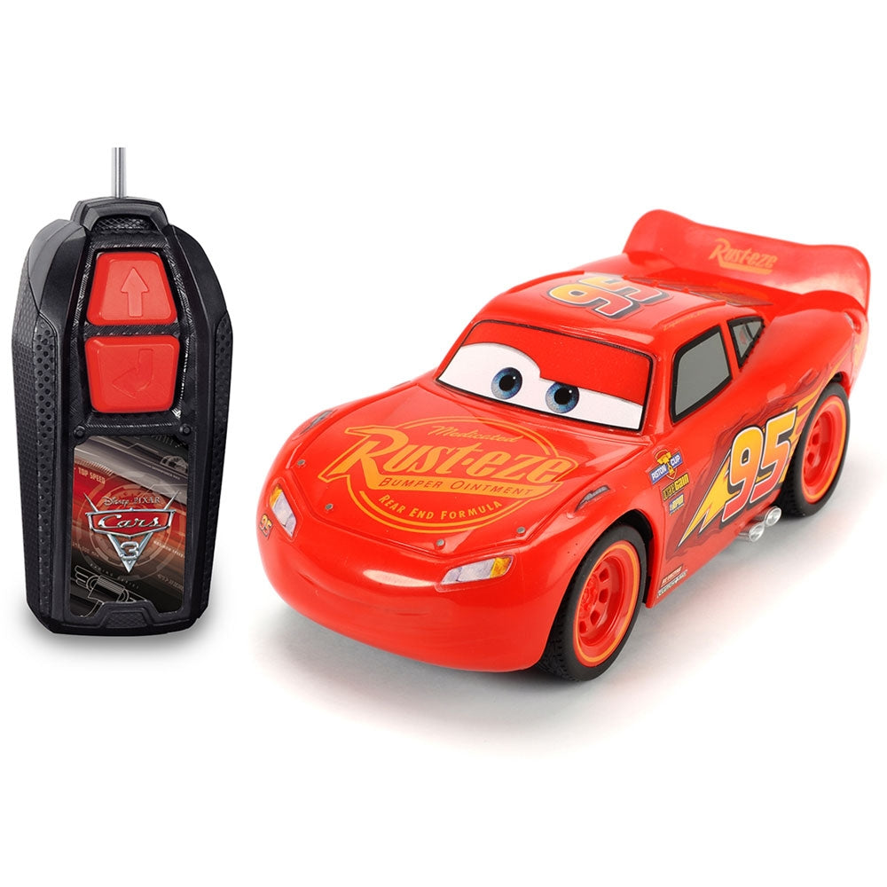 Masina Dickie Toys Cars 3 Single-Drive Lightning McQueen cu telecomanda - gogobaby.ro