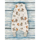 Sac de dormit, MimiNu, Cu picioruse, De iarna, Din bumbac certificat Oeko Tex Standard 100, Cu fermoar pe mijloc, 103 cm, 2-6 ani, 2.5 Tog, Design, Time for fun