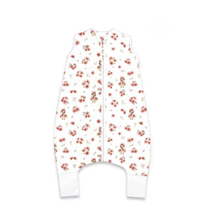 Sac de dormit, MimiNu, Cu picioruse, De iarna, Din bumbac certificat Oeko Tex Standard 100, Cu fermoar pe mijloc, 87 cm, 3 luni - 2.5 ani, 2.5 Tog, Design, Ducklings Powdery Pink