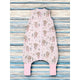 Sac de dormit, MimiNu, Cu picioruse, De iarna, Din bumbac certificat Oeko Tex Standard 100, Cu fermoar pe mijloc, 87 cm, 3 luni - 2.5 ani, 2.5 Tog, Design, Little Ballerina Pink