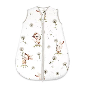 Sac de dormit, MimiNu, Pentru bebelusi, De iarna, Din bumbac certificat Oeko Tex Standard 100, Cu fermoar, 70 cm, 2.5 Tog, Cats
