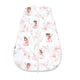 Sac de dormit, MimiNu, Pentru bebelusi, De iarna, Din bumbac certificat Oeko Tex Standard 100, Cu fermoar, 70 cm, 0 - 6 luni, 2.5 Tog, Fairy Pink