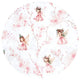 Sac de dormit, MimiNu, Pentru bebelusi, De iarna, Din bumbac certificat Oeko Tex Standard 100, Cu fermoar, 70 cm, 0 - 6 luni, 2.5 Tog, Fairy Pink