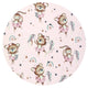 Sac de dormit, MimiNu, Pentru bebelusi, De iarna, Din bumbac certificat Oeko Tex Standard 100, Cu fermoar, 70 cm, 0 - 6 luni, 2.5 Tog, Little Ballerina Pink