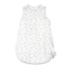 Sac de dormit, MimiNu, Pentru bebelusi, De iarna, Din bumbac certificat Oeko Tex Standard 100, Cu fermoar lateral, Cu capse pe umar, 74 cm, 0 - 6 luni, 2.5 Tog, Mini Gray Stars