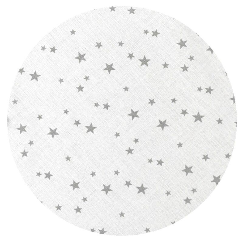 Sac de dormit, MimiNu, Pentru bebelusi, De iarna, Din bumbac certificat Oeko Tex Standard 100, Cu fermoar lateral, Cu capse pe umar, 74 cm, 0 - 6 luni, 2.5 Tog, Mini Gray Stars