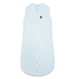 Sac de dormit, MimiNu, Premium, Din bumbac interlock, Materiale certificate Oeko Tex Standard 100, Cu fermoar, 3 - 12 luni, 2.5 Tog, Soft Blue