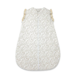 Sac de dormit, MimiNu, Premium, Pentru bebelusi, De iarna, Din bumbac certificat Oeko Tex Standard 100, Cu dantela si volan, 70 cm, 2.5 Tog, Meadow