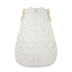 Sac de dormit, MimiNu, Premium, Pentru bebelusi, De iarna, Din bumbac certificat Oeko Tex Standard 100, Cu dantela si volan, 70 cm, 2.5 Tog, Meadow
