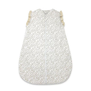 Sac de dormit, MimiNu, Premium, Pentru bebelusi, De iarna, Din bumbac certificat Oeko Tex Standard 100, Cu dantela si volan, 70 cm, 2.5 Tog, Meadow