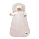 Sac de dormit multifunctional, MimiNu, Pentru patut, landou sau cosulet, Din bumbac interlock, Materiale certificate Oeko Tex Standard 100, Soft Powder Pink