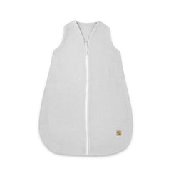 Sac de dormit, Qmini, Cu fermoar, Pentru bebelusi, De iarna, Din muselina dubla, 70 cm, Material certificat Oeko Tex Standard 100, Gray