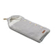 Sac de iarna cu gluga, Jane, Mims Plus, Pentru carucior si scoica auto, 88 x 43 cm, Inchidere cu nasturi si fermoar, Dim Grey