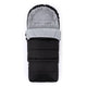 Sac de iarna, Feedo, Multifunctional, 3 in 1, Pentru carucior, landou sau scaun auto, Fermoar care permite scurtarea dimensiunii, Cu snur, 110 cm, 0-3 ani, Black