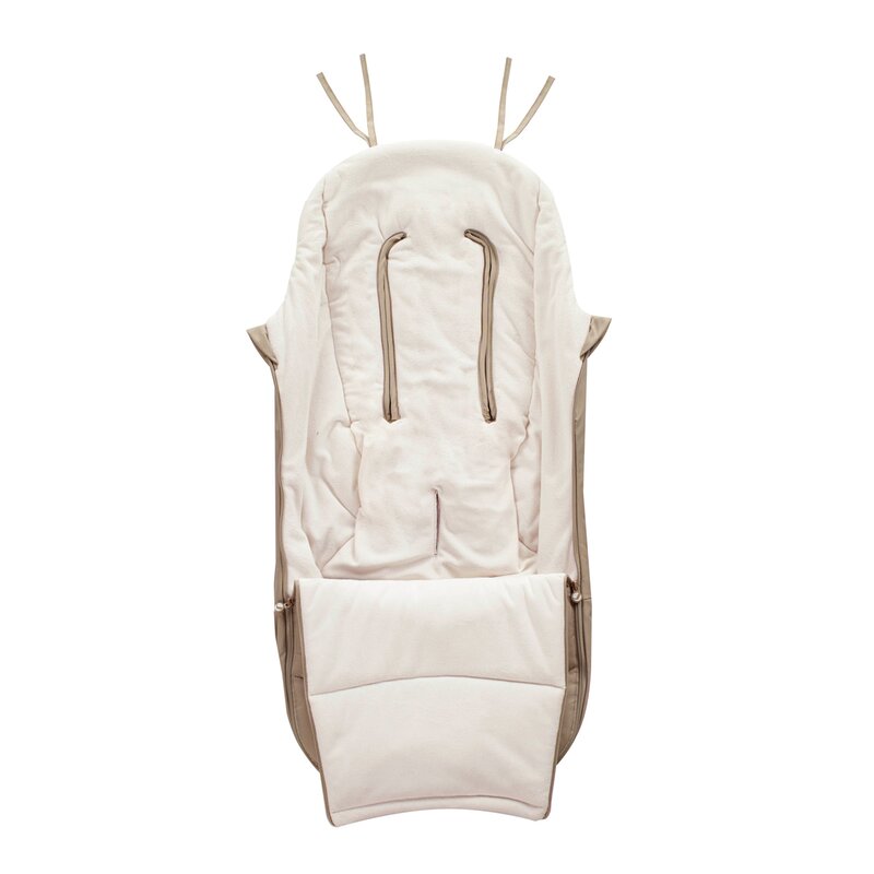 Sac de iarna, Jane, Dart, Pentru carucior, Universal, 13 x 45 x 93 cm, Material exterior hidrofug, Coal