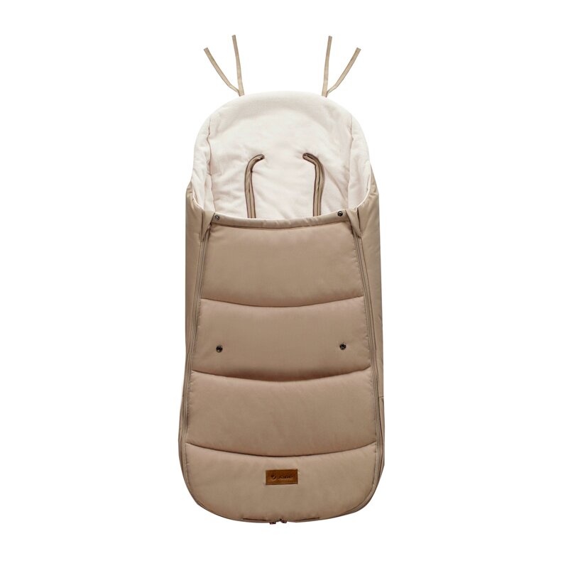 Sac de iarna, Jane, Dart, Pentru carucior, Universal, 13 x 45 x 93 cm, Material exterior hidrofug, Coal