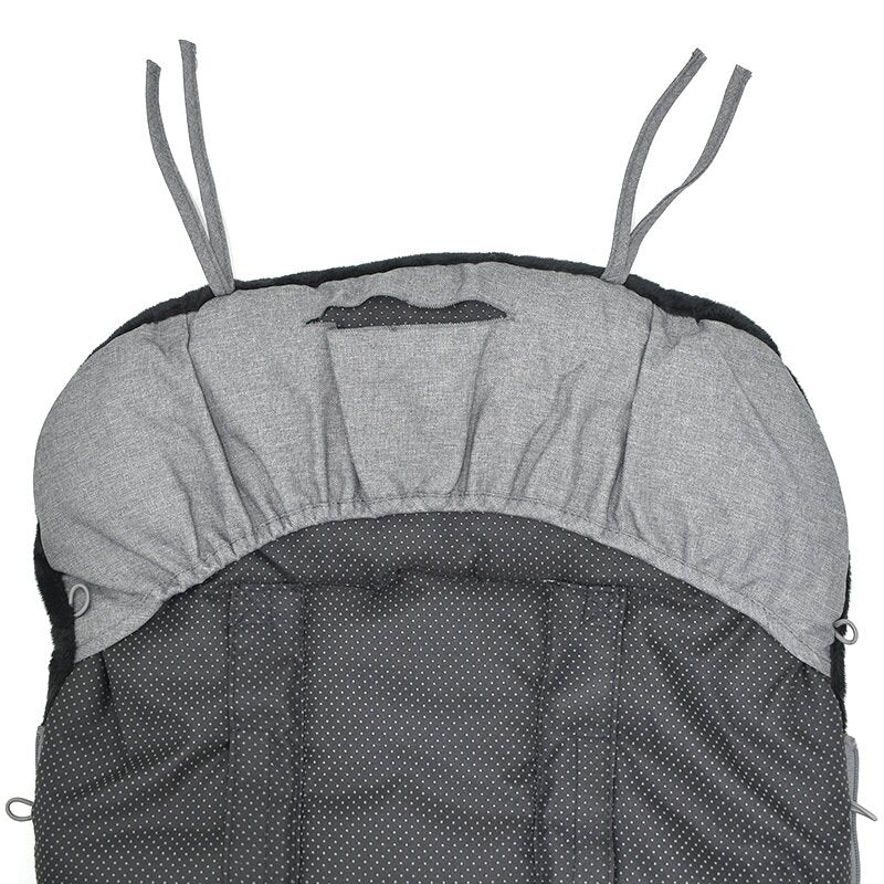 Sac de iarna, Jane, Nest, Pentru carucior, Universal, 95 x 46 cm, Material interior din fleece, Forest Green